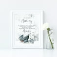 thumbnail image 3 of Koyal Wholesale Unframed Winter Snowy Woodland Forest Watercolor Party Sign, In Loving Memory, 1- Pack, 3 of 4