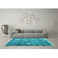 thumbnail image 3 of Ahgly Company Indoor Rectangle Abstract Light Blue Contemporary Area Rugs, 7' x 10', 3 of 4