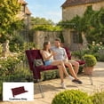 thumbnail image 2 of Outsunny Coussin de Banc Hydrofuge, Rouge Vin, 2 of 10