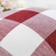 thumbnail image 3 of Paquete de 2 fundas de almohada decorativas suaves de lino y poliéster a cuadros Retro, funda de cojín para decoración del hogar para sofá dormitorio, 3 of 5