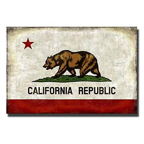 La République Californienne par Luke Wilson Premium Giclée d'Art de Toile Enveloppée de Galerie - Prêt à Accrocher & 44; 12 x 18 x 1,5 Po.