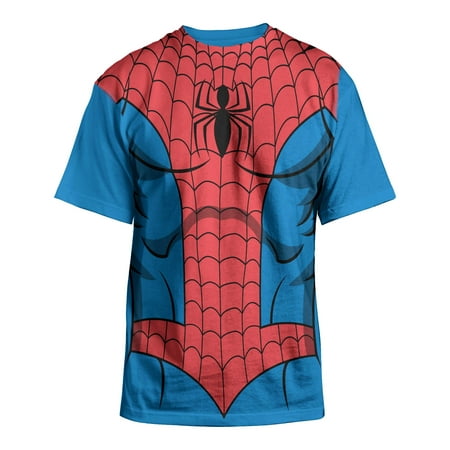 Marvel The Amazing Spider-Man Costume Youth T-Shirt | L