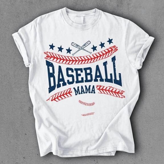 Baseball Mama Classic Tee – Sporty Mom Graphic Shirt