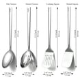 thumbnail image 3 of Stainless Steel Kitchen Utensils Set 4pcs Cooking Utensils Set Kitchen Tools Spatulas Set Cooking Spoons Home Essentials Kitchen Gadgets Accessories, 3 of 7