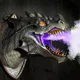 thumbnail image 4 of [Divertido] Figura de acción colgante de pared con cabeza de dinosaurio con luz LED y aerosol, juguetes Dragon Legends, estatua de utilería, colección, decoración del hogar, 4 of 5