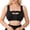 Black, variant on Rove Studio Women’s Post-Surgery Front Closure Compression Bra, Adjustable Recovery Support Bra with Chest Band Beige XXXL