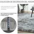 thumbnail image 2 of Tapete decorativo Para Sala Peludo Antideslizante De 2x1.5 Para Decoracion De Interiores Cómodo Suave Sala Gris Genérica Tapete de peluche, 2 of 6