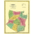 thumbnail image 3 of Burr 15x18 Black Modern Framed Museum Art Print Titled - Schoharie New York Landowner - Burr 1829, 3 of 5