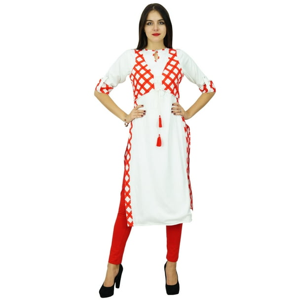 Party wear hotsell white kurti