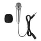 thumbnail image 1 of Healifty Mini Karaoke Microphone Micrófono portátil de voz / instrumento para grabación de voz Chat y canto (plateado), 1 of 5