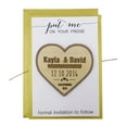 thumbnail image 4 of 45 Rustic Wedding Save the Date Wooden Magnet Custom Engraved Wooden Magnet Personalized Gift, 4 of 4