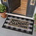 thumbnail image 2 of FRABE Outside Door Mat 36x59, Non Slip Rubber Backing Welcome Doormat, Low Profile Easy Clean Welcome Entrance Mat for Front Back Door Entryway Porch Garage, Sweet Home, 2 of 10