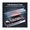 thumbnail image 5 of I9X Smart M.2 NVMe / SATA SSD Enclosure, USB 3.2 Gen 2 10Gbps, External M2 Adapter Case Support M-Key B+M Key UASP Trim, 5 of 5