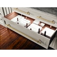 thumbnail image 6 of Goo-Ki 12.6''(320 MM) Hole Centers Champagne Bronze T Bar Cabinet Pulls, Luxury Zinc Alloy Cabinet Handles with Knurled for Dresser,Drawer,and Cupboard,6 Pack, 6 of 7