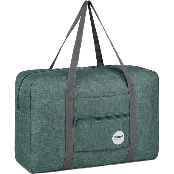 WANDR Underseat Foldable Carry On Women's Duffel Bag, A Demin Green