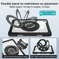 thumbnail image 4 of XYX Shockproof Tablet Case for iPad Pro 11 inch 2024 5th Gen(M4) with 360 Rotating Stand, Slim Lightweight with Pencil Holder, Black, 4 of 5