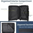 thumbnail image 4 of Hardshell Luggage Spinner Suitcase with TSA Lock Lightweight Expandable 24'' (Single Luggage), 4 of 9