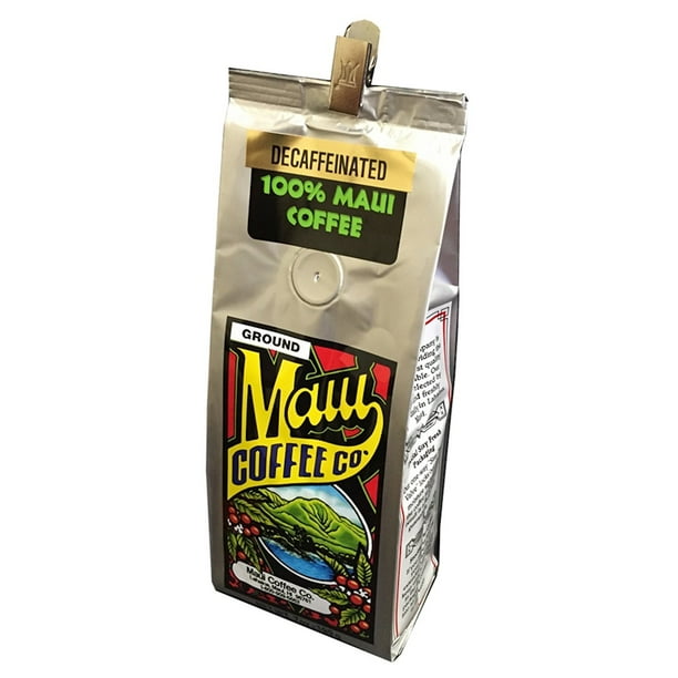 Maui Coffee Company 100 Maui Decaf (Ground), 7 Ounce