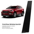thumbnail image 3 of Front Door Window Garnish Panel Decorative ABS Replacement for Sonata FE 2013 - 2018 with Stylish Design Professional Fit, 3 of 7