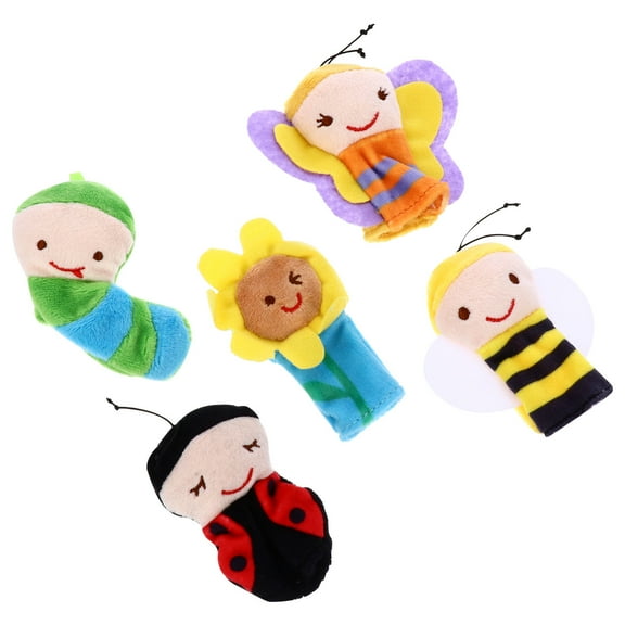 OULII 5-Piece Hand Puppet Kit with Assorted for Creative Play and Parent-Child Development
