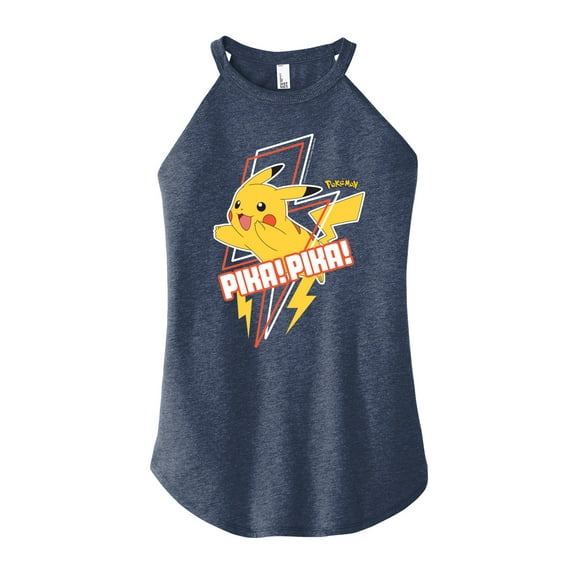 Pokémon - Pika! Pika! - Juniors High Neck Tank Top
