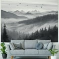 thumbnail image 4 of BCIIG Birds Fog Mountain Tapestry Wall Hanging Unique Style for Home Decor Art Living Room Bedroom Apartment Farmhouse Dorm 40x30inch, 4 of 6