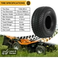 thumbnail image 3 of 1Autodepot Tubeless 15x6.00-6 Lawn Mower Tire, 2 pc, 3 of 7