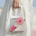 thumbnail image 5 of SLYNSHome Handheld Fan Rechargeable for Kids Cute Portable Mini Travel Fan for Women Girl Birthday Gifts (Red), 5 of 9