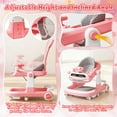 thumbnail image 4 of WonderStone 6 in 1 Baby Walker, Height-Adjustable Push Walker with Music & Light Toys, Baby Bouncer & Activity Center for Boys and Girls 6-18 Months (Pink), 4 of 10