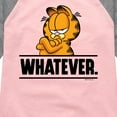 thumbnail image 3 of Garfield - Whatever - Toddler And Youth Girls Raglan Graphic T-Shirt, 3 of 5