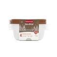thumbnail image 6 of Rubbermaid TakeAlongs 5 Cup Food Storage Containers, Set of 4, Toffee Nut Gold, 6 of 7