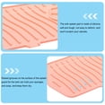 thumbnail image 3 of Protector de Salpicaduras de Cocina, 17.7" x 5.8" Tapete de Silicona para Grifo, Atrapa Agua de Baño, Cocina de Casa Rural y Caravana en Color Rosa, 3 of 5