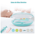 thumbnail image 2 of Set de limas 6 Cabeza para bebe Cortauñas Azul y Blanco, 2 of 5