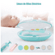 thumbnail image 2 of Set de limas 6 Cabeza para bebe Cortauñas Azul y Blanco, 2 of 5