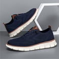 thumbnail image 3 of Men’s Casual Dress Sneakers Lightweight Mesh Oxford Shoes Breathable Walking Shoes with Soft Sole, 3 of 6