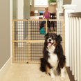 thumbnail image 2 of North States™ Mypet™ Extra-Wide Wire Mesh Petgate - Natural/Brown, 2 of 2