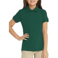 thumbnail image 5 of Real School Uniforms Big Kid Short Sleeve Fem-Fit Polo 68002, 5 of 6