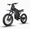 Black, variant on RIXOC GT60 Electric Dirt Bike for Adults,3000W Peak Motor up to 40MPH,60V 35AH Battery up to 75Miles,19"/1.6" Fat Tire Full Suspension E-Mountain Bike,APP Control,UL2849