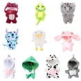 thumbnail image 2 of Ropa de dibujos animados de dinosaurios rellenos para muñecas, pijamas de animales suaves, accesorios para muñecas, juego de vestir, juguetes para niños, regalos, 20cm, 2 of 4