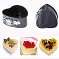 thumbnail image 2 of Non-Stick Love Heart Shape Cake Pan Tin DIY Cake Mold Baking Cheese Bread Tray, 2 of 4