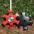 thumbnail image 7 of Heavy-Duty Manganese Steel Weeding Disc, 9.45-Inch Universal Tiller Attachment for Loosening Soil & Cutting Weeds, 7 of 7
