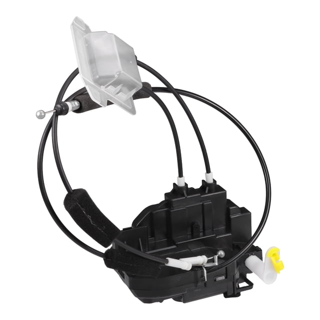 Actuador de cerradura de puerta eléctrica del lado del conductor delantero izquierdo con cable para Nissan Murano 2005-2007 Negro
