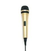Singing Machine Vocal Dynamic Microphone, Gold (SMM290)
