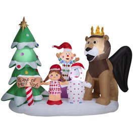 Gemmy Rudolph The Red Nosed Reindeer Island Of Misfit Toys Scene ...
