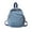 Light Blue, variant on Women's Washed Denim Canvas Backpack,Dark Blue