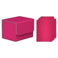 thumbnail image 4 of Caja de almacenamiento para barajas de cartas, organizador de piel sintética, para intercambiar Rosa, 4 of 9