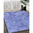 thumbnail image 2 of Ahgly Company Indoor Square Patterned Denim Blue Area Rugs, 6' Square, 2 of 6