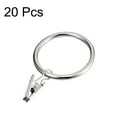 thumbnail image 4 of Unique Bargains Curtain Clip Rings w Hooks 1.5Inch Inner Dia 4mm Thick Drapery Ring 20 Pcs, 4 of 4
