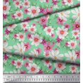 thumbnail image 2 of Soimoi Cotton Duck Fabric Cosmos Floral Print Fabric by The Yard 56 Inch Wide, 2 of 3