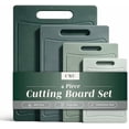 thumbnail image 2 of COOK WITH COLOR Cutting Boards for Kitchen, Non-Slip Easy Grip Handle Set for Meat, Veggies, and Fruits, 4 Cutting Boards, Mint, 2 of 8